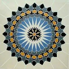 Mosaico de zellige marroquí