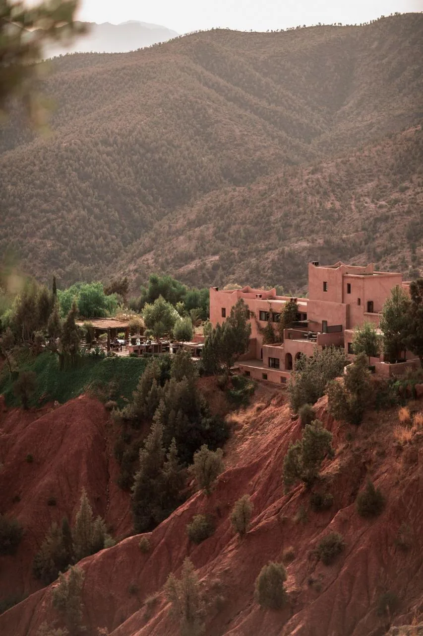 Alojamiento tipo kasbah en la ladera del Atlas